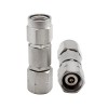 2.4MM Male Plug to 3.5MM Male Plug Stainless Steel Straight Adapter 26.5GHZ High Performance