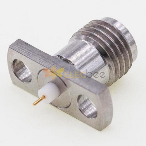 2.92mm Thread-in Connector, 12.7 x 4.8mm / 0.500 x 0.190″ Flange Jack 0.3mm /.012″ Pin