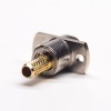 Microwave BMA Connector 2 Hole Flange Male for Cable
