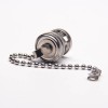 BNC Male Dust Cap with Chain Nickle Plated