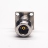 N 4 Hole Flange Connector High Frequency Female Type Connector