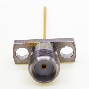 Conector hembra SMA, 12,7 x 4,8 mm / 0,500 x 0,190 pulgadas Brida 0,87 mm / 0,034″ Pin