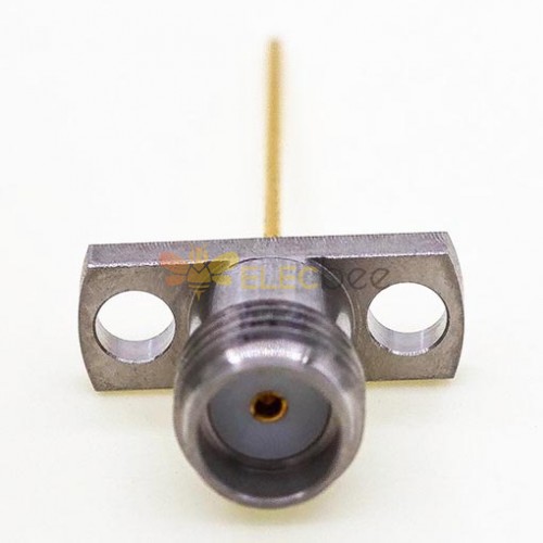SMA-Buchse, 12,7 x 4,8 mm / 0,500 x 0,190 Zoll Flansch 0,87 mm / 0,034″ Pin