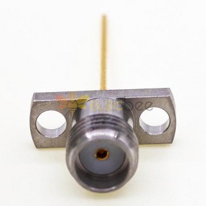 Conector hembra SMA, 12,7 x 4,8 mm / 0,500 x 0,189 pulgadas Brida 0,87 mm / 0,034″ Pin