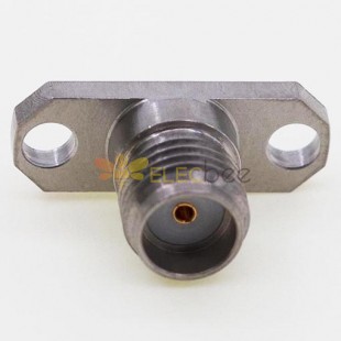 SMA Female Connector, 15.8 x 5.7mm / 0.625 x 0.223inch Flange 1.27mm Vertical Flat Pin