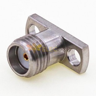 SMA Female Connector 12.7 x 4.8mm / 0.50 x 0.19inch Flange 1.27mm Horizontal Flat Pin