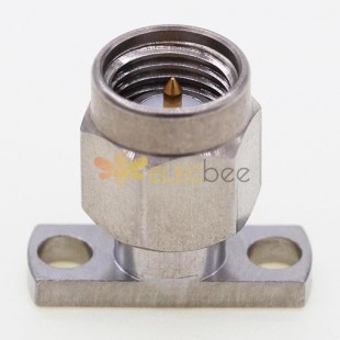 SMA Male Connector, 12.7 x 4.8mm / 0.500 x 0.190inch Flange for 0.30mm / .012″ Pin