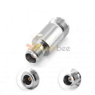 N Female To TNC Female Rf Coax Connector 18Ghz Stainless Steel Adapter