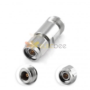 N Female To TNC Male Rf Coax Connector 18Ghz Stainless Steel Adapter