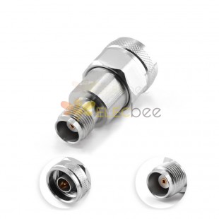 N Male To TNC Female Rf Coax Connector 18Ghz Stainless Steel Adapter