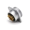 16 Pin ic Soquete P28 Straight 4 Buracos Flange Receptacles