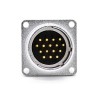 16 Pin ic Socket P28 Straight 4 Holes Flange Receptacles