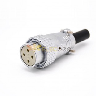 4 Pin Female P32 Straight Solder Cable Plug