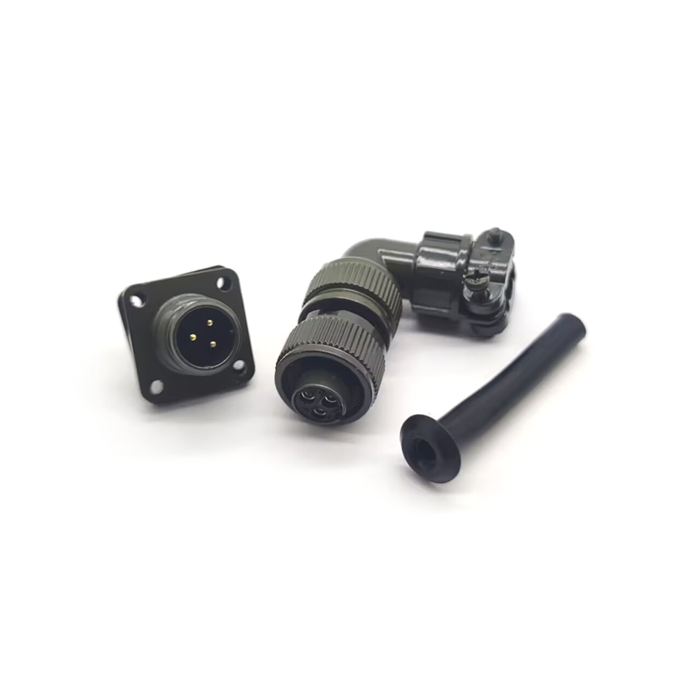 MS3108A10SL-3S Olive Drab Cadmiun Plated 3 Contacts Plug Connector With Bushing