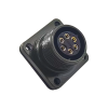 MS3102A14S-6S MIL-DTL-5015 Series Box Mount Receptacle 6 Contacts Solder Socket Female Circular Connector