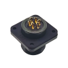 MS3102A14S-6S MIL-DTL-5015 Series Box Mount Receptacle 6 Contacts Solder Socket أنثى دائرية موصل 5 قطعة