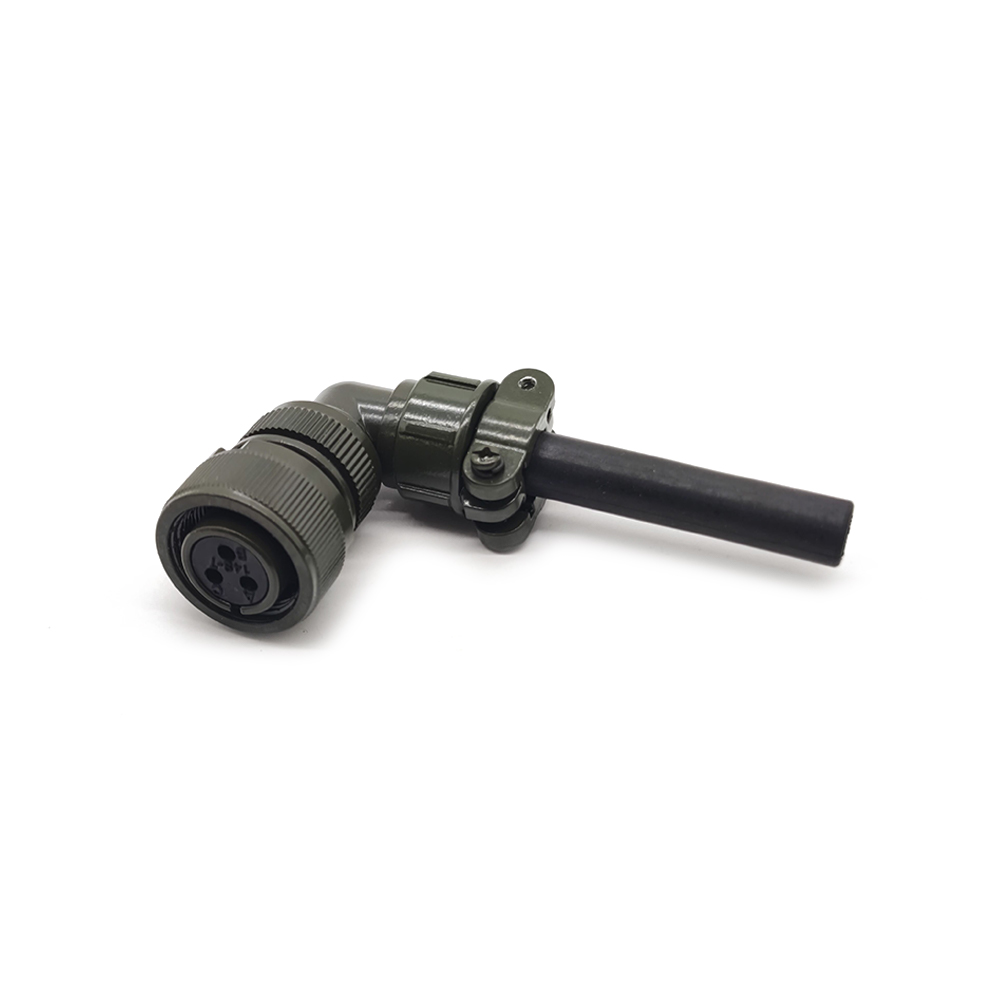 MS3108A14S-7S Right Angle Class A Size 14S 3 pin Contact Circular Military Connector