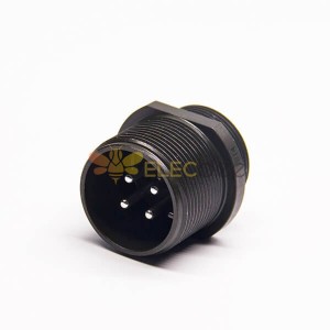MS3101A18-10P Circular MIL Spec Aluminum Alloy 4 Position Cable Connecting Receptacle Connector