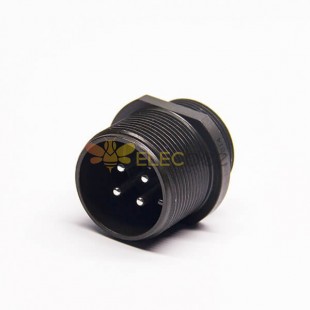 MS3101A18-10P Circular MIL Spec Aluminum Alloy 4 Position Cable Connecting Receptacle Connector 5pcs