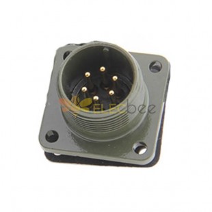 MS3102A18-12P Painel Montagem Receptacle 6 Pin Male Socket conector