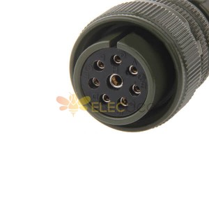 MS3106A18-8S Metal Str Plug 1*12 7*16 Conectores de Terminales de Cable Multi-Cable De Soldadura