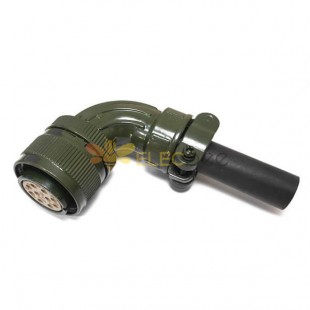 MS3108A18-19S Aluminum Alloy Socket 10 Pin Connector with Bushing