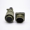 MS 5015 Circular Connector Size 20 Straight 8 Pin Square Flange Male Socket Female Plug