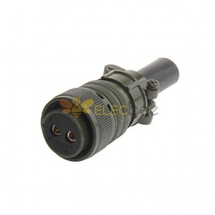 MS3106A20-23S  2 Position Soldering Plug Circular Connector With Bushing