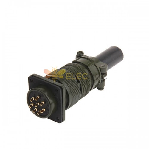 MS3106A20-7S Straight Socket Cable Plug 8 Contact Solder Cup in line Circular Connector 5pcs