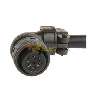 MS3108A20-15S 5015 Série Angle droit 7 Contacts Soude Socket Female Plug Circular Connector