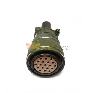 MS3106A22-14S Straight Class A Size 22 19pin16 Solder Socket Wire and Cable Connector