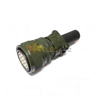 MS3106A22-14S Straight Class A Size 22 19pin16 Solder Socket Wire and Cable Connector 5pcs 