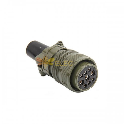 MS3106A24-11S Female Plug 9Pin Solder Male Socket Cable Terminal Connectors