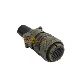 MS3106A24-28S Plug 24 Pin Straight Thread Connector per AWG16