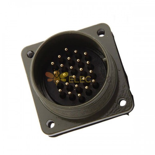 20Pin连接器MS3102A28-16P方形插座航空插头