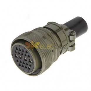  MS3106A28-15S Cable Connector 35 Pin Female Socket With Cable Clamp