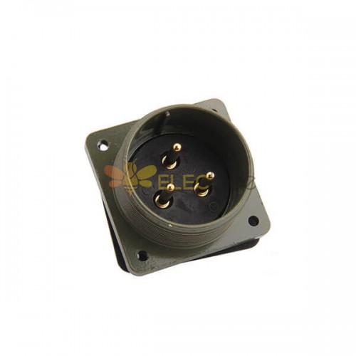 MS3102A28-3P MIL-DTL-5015 panel mount plug 3 pin connector