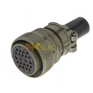 MS3106A28-12S Olive Drab Straight Plug Classe A Tamanho 28 26*16 Solder Socket Contact Connector