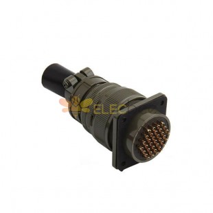 MS3106A28-21S Circular Plug Size 28 37 Position Cable Connector 5pcs 