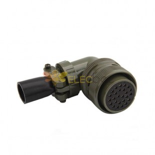 MS3108A28-12S Aluminum Alloy Socket 26 Pin Connettore con Bushing