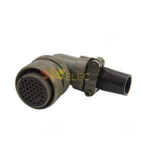 MS3108A28-15S 90 Degree 35 POS Socket Soldering Cable Connector