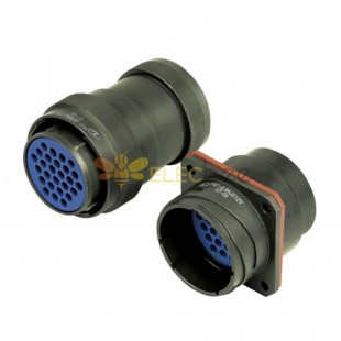 27 Pin JL 88 Shell Straight Bayonet Coupling Plug Socket Female Butt-Jiont Male crimp Traction Connector