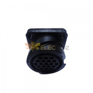 Traction Motor Connector JL 19 Pin Sockt Female 180° Solder American-Standard Panel Mount Cable