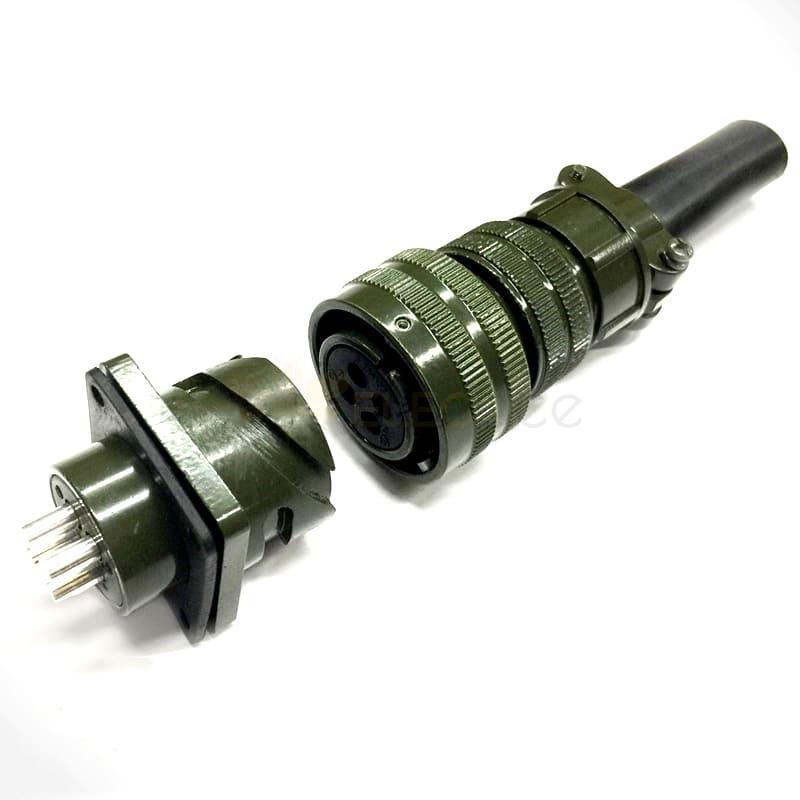 Conectores de especificação militar Série baioneta 3106A18-10 3102A18-10 Conector militar de 4 pinos macho e fêmea