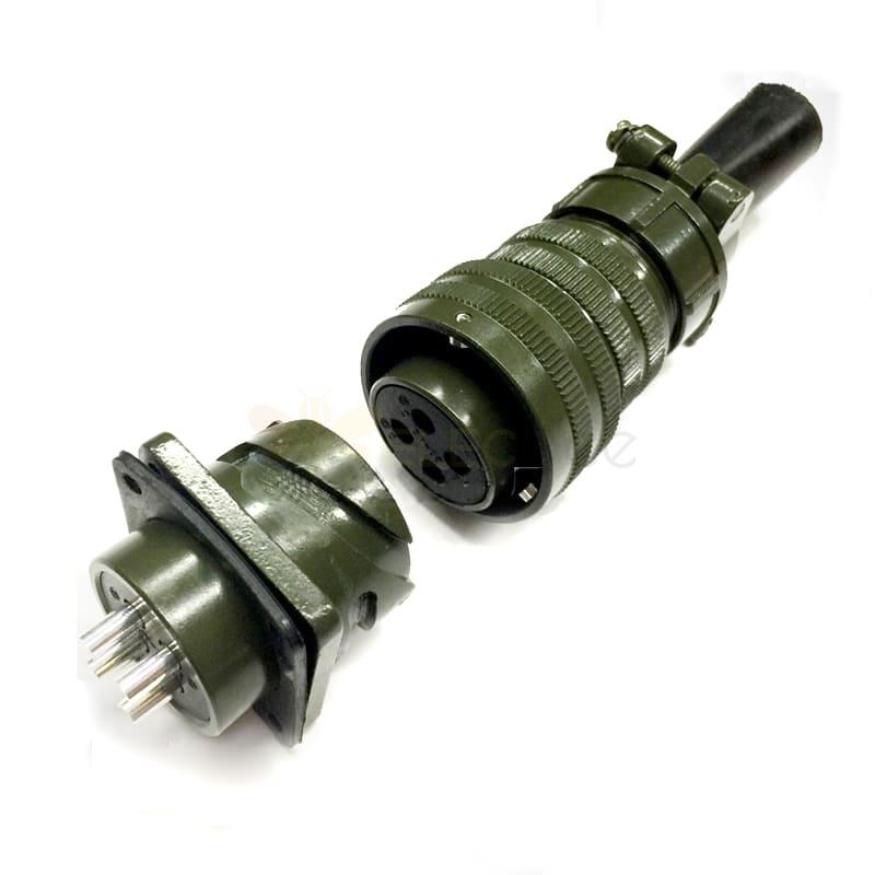 Militärspezifische Steckverbinder Bajonett-Serie MS3106A20-4 MS3102A20-4 4-Pin-Militärsteckverbinder mit Stecker und Buchse