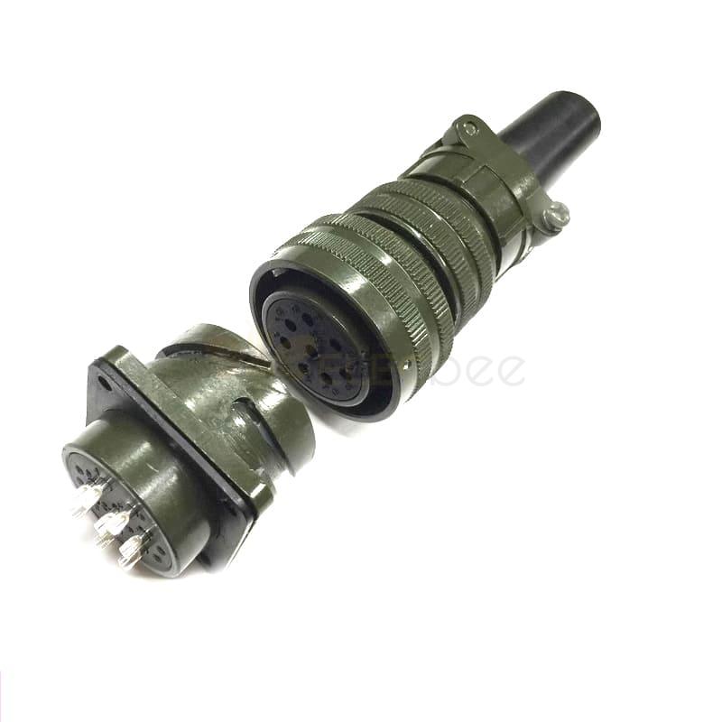 Militärspezifische Steckverbinder Bajonett-Serie MS3106A22-18 MS3102A22-18 8-Pin-Militärstecker und -buchse