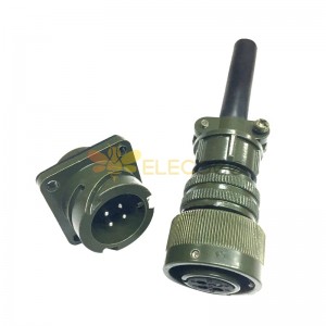 Military Spec Connectors Bayonet Series 3106A14S-2 3102A14S-2 Male and female 4 Pin Military Connector