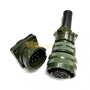 Military Spec Connectors Bayonet Series 3106A18-19 3102A18-19 Male and female 10 Pin Military Connector
