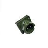 MS3102A12S-3 موصل دائري MIL-DTL-5015 Series Box Mount Receptacle 2 Contacts Solder Pin Bayonet Connector