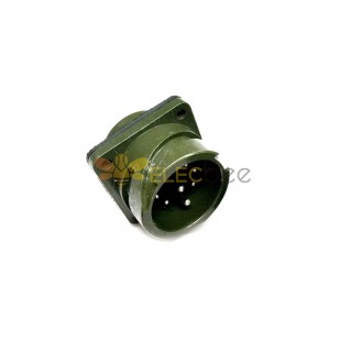 MS3102A20-16 موصل دائري MIL-DTL-5015 Series Box Mount Receptacle 9 Contacts Solder Pin Bayonet Connector